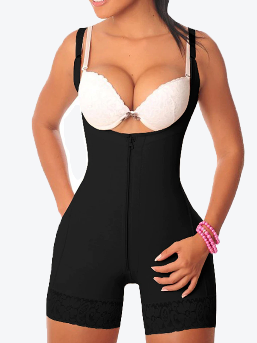 Kimiyako® Firm Tummy Compression Bodysuit Shaper With Butt Lifter