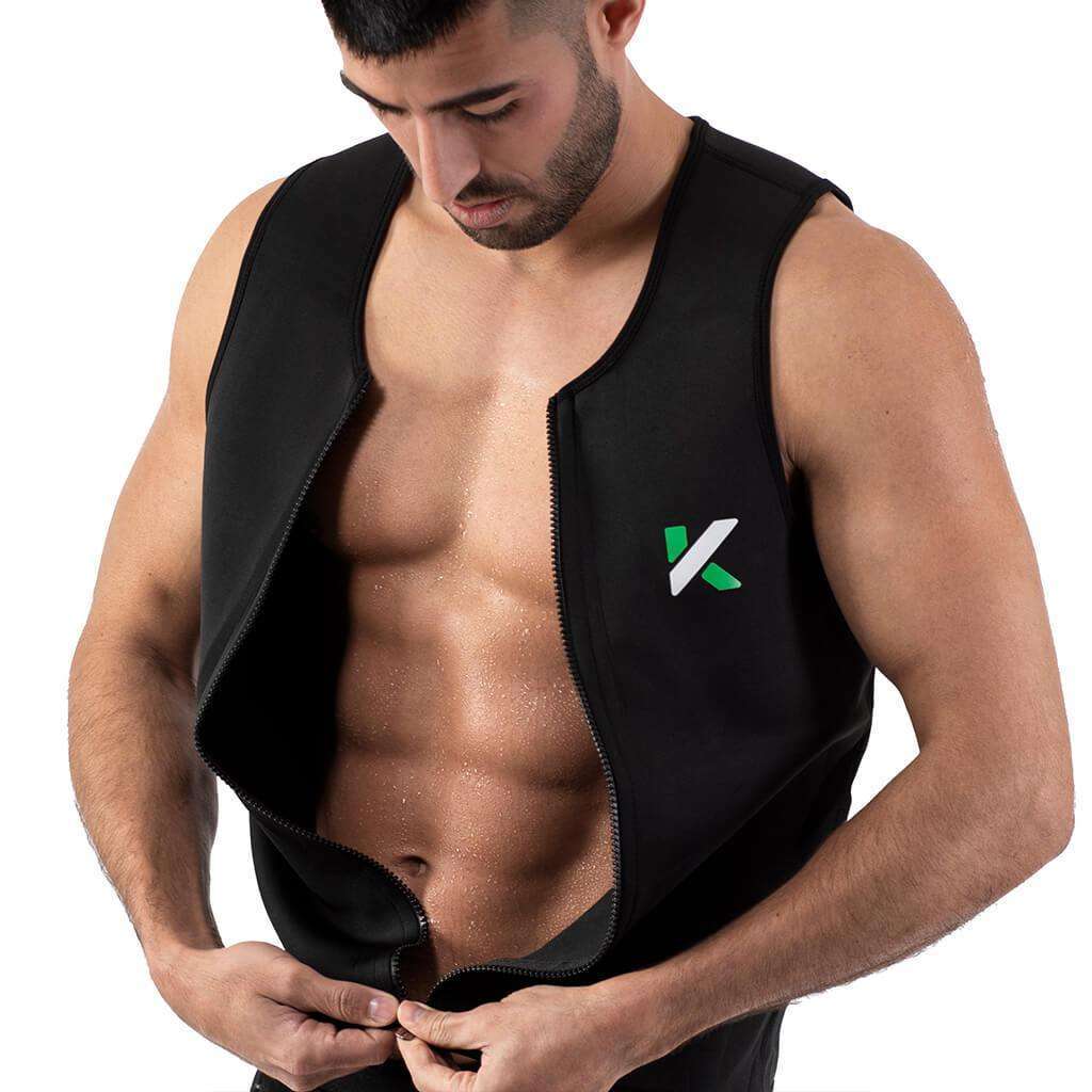 Zipper Neoprene Sauna Vest For Men - Buy Online! – Kewlioo