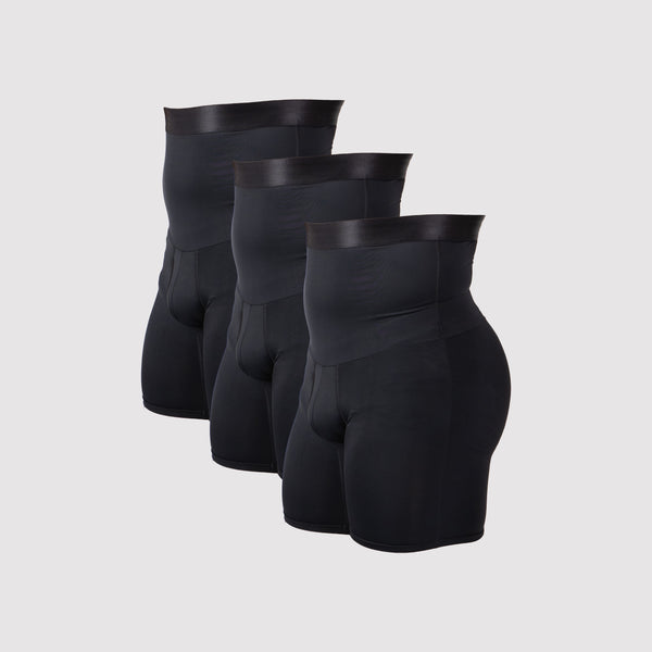 Pack de 3 Shorts Compression Gaine Homme Noir photo #1