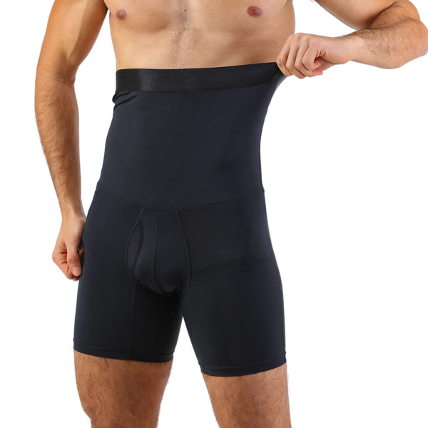 Men's Girdle Compression Shorts 2-Pack Black photo #5