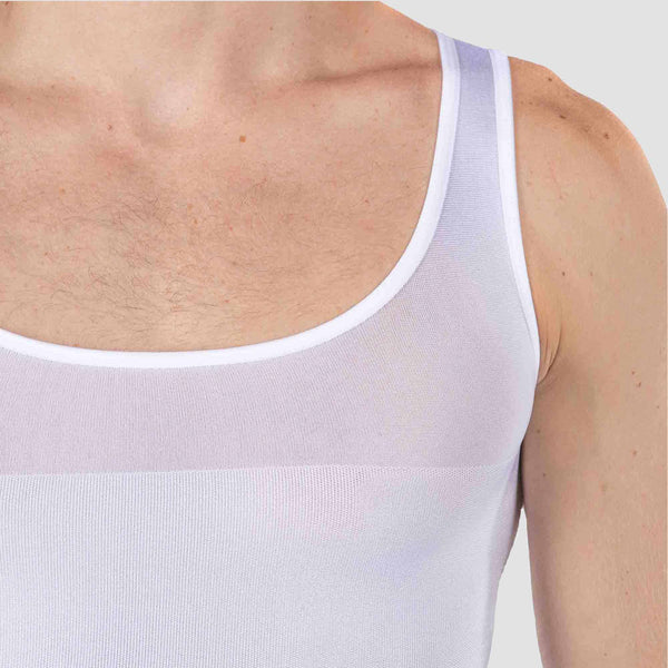 Men's Slimming Vest Invisible Tummy Shaper 2-Pack White photo #10