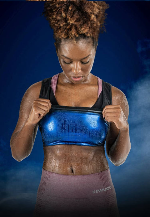 Kewlioo Women's Zipper Heat Trapping Sweat Enhancing Polymer Vest