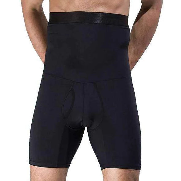 Men's Girdle Compression Shorts 2-Pack Black photo #3