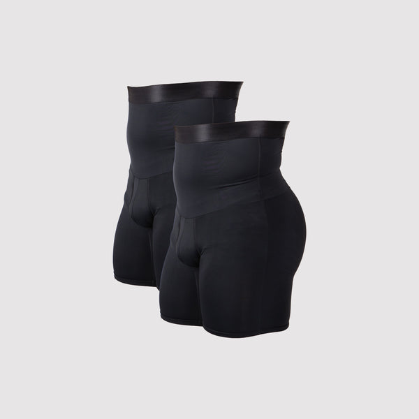 Pack de 2 Shorts de Compression pour Hommes Noir photo #1