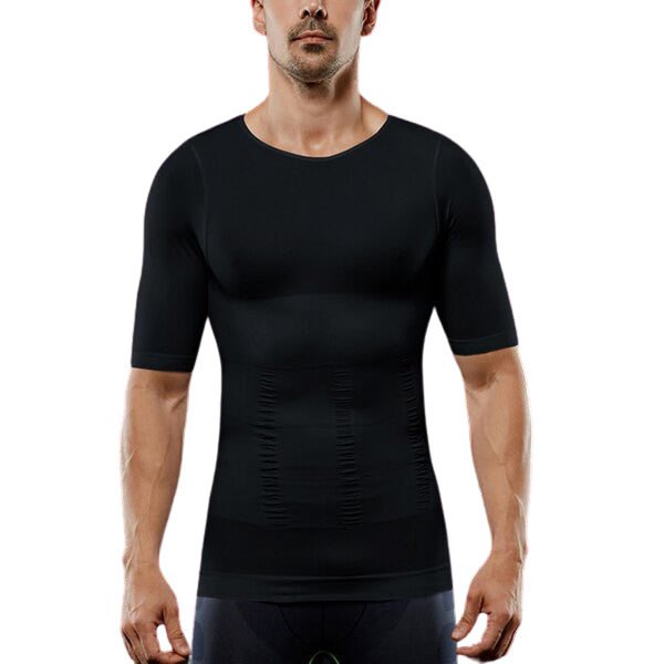 Men Body Shaper Slimming Compression Shirt