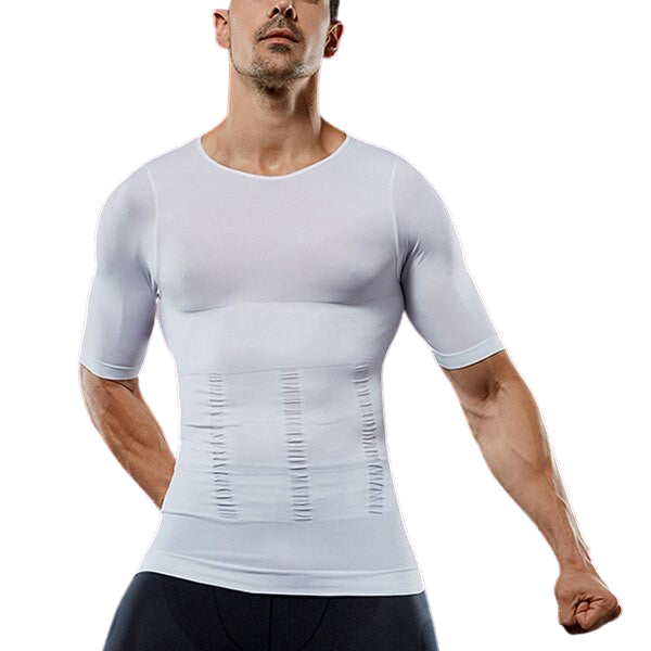 Wholesale mens body shaper slimming undershirt - Slimming And Enhancing 
