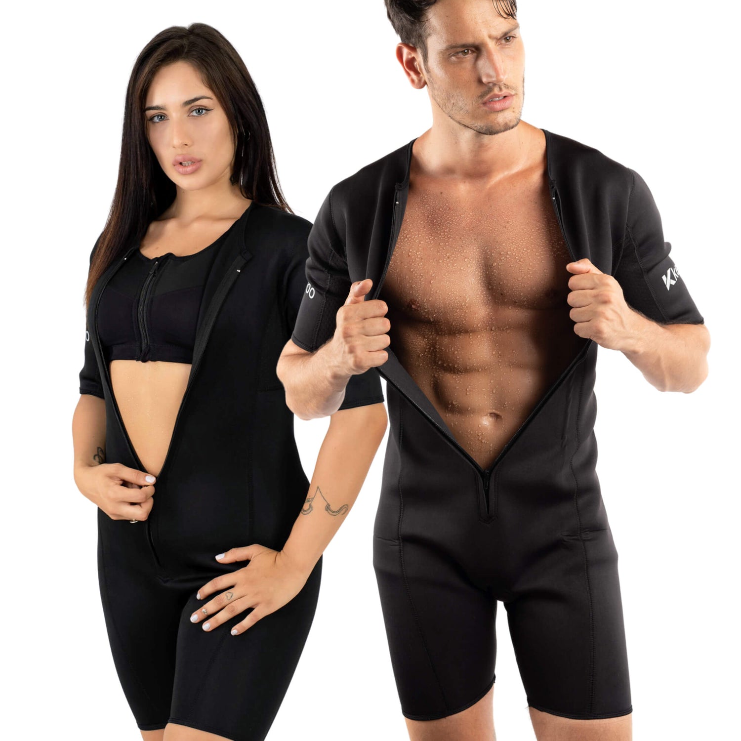 The Kewlioo Men Sauna Suit Heat Trapping Shirt - Hot Sweat Body