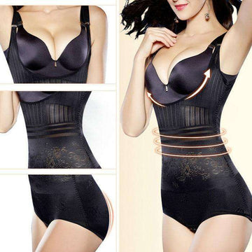 AOOCHASLIY Shapewear for Women Reduce Price Lace Hollow Shaping Body Shaper  Corset with Shoulder Strap Shaper 