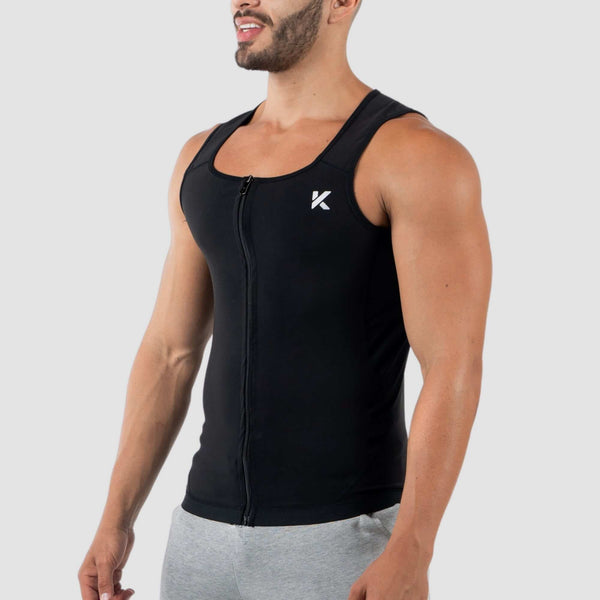 Kewlioo Men's Sauna Suit Shirt - Heat Trapping Sweat Compression Vest,  Shapewear Top, Gym Exercise Versatile Shaper Jacket : : Sports 